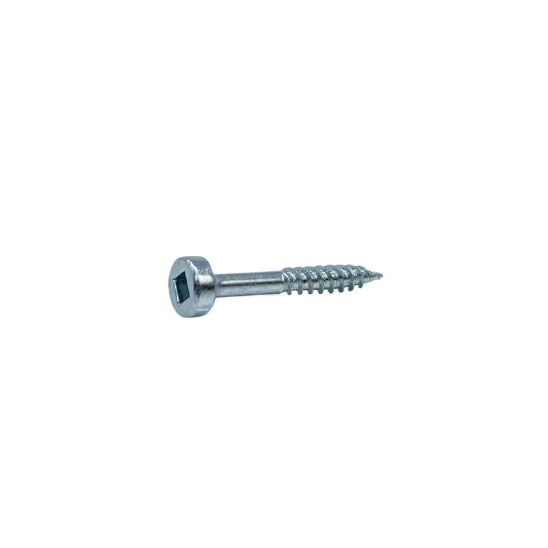 1'' Fine Thread #6 Zinc Pocket Hole Screws - 200 Screws - Image 3