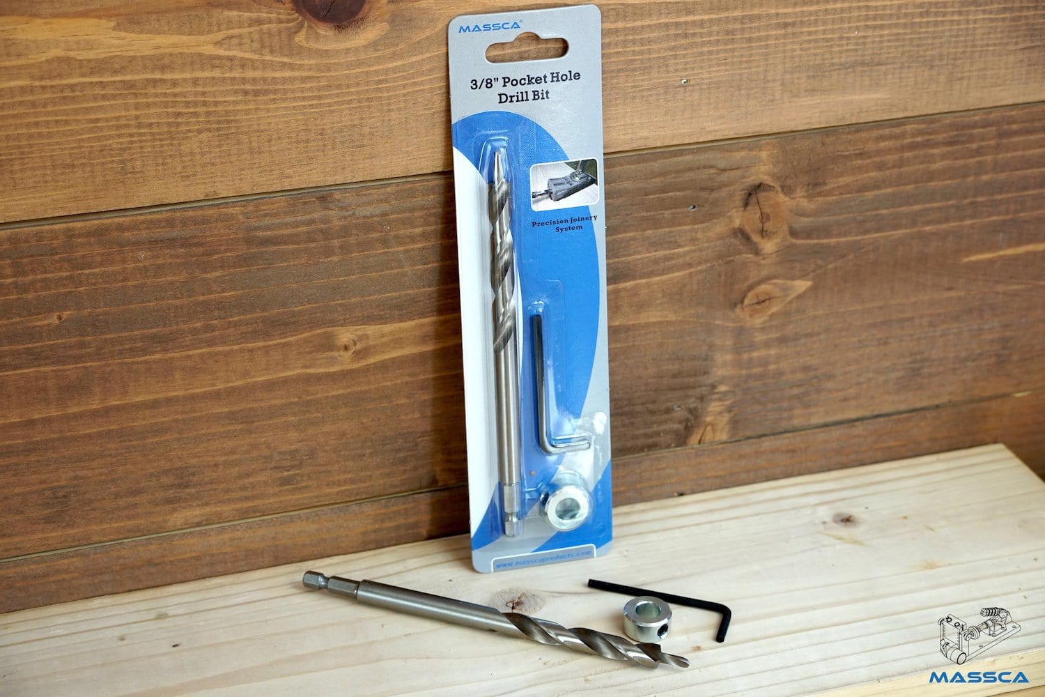 Massca 3/8'' Pocket-Hole Drill Bit Set - Image 5