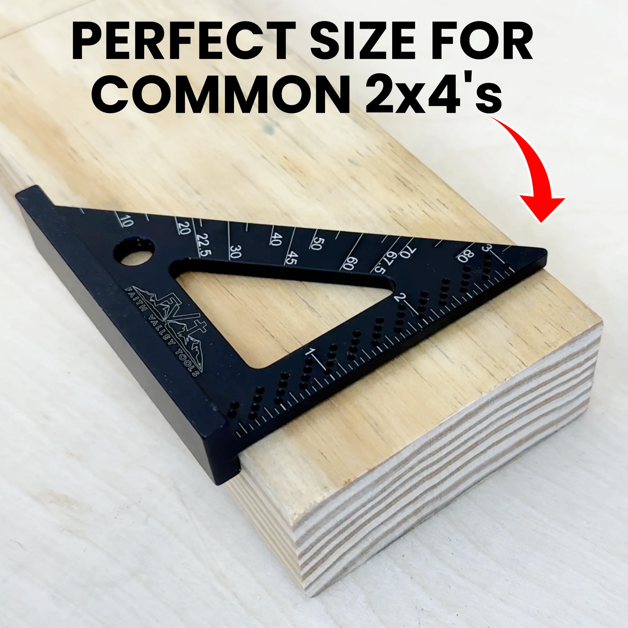 3.5" Precision Woodworking Square - Image 3