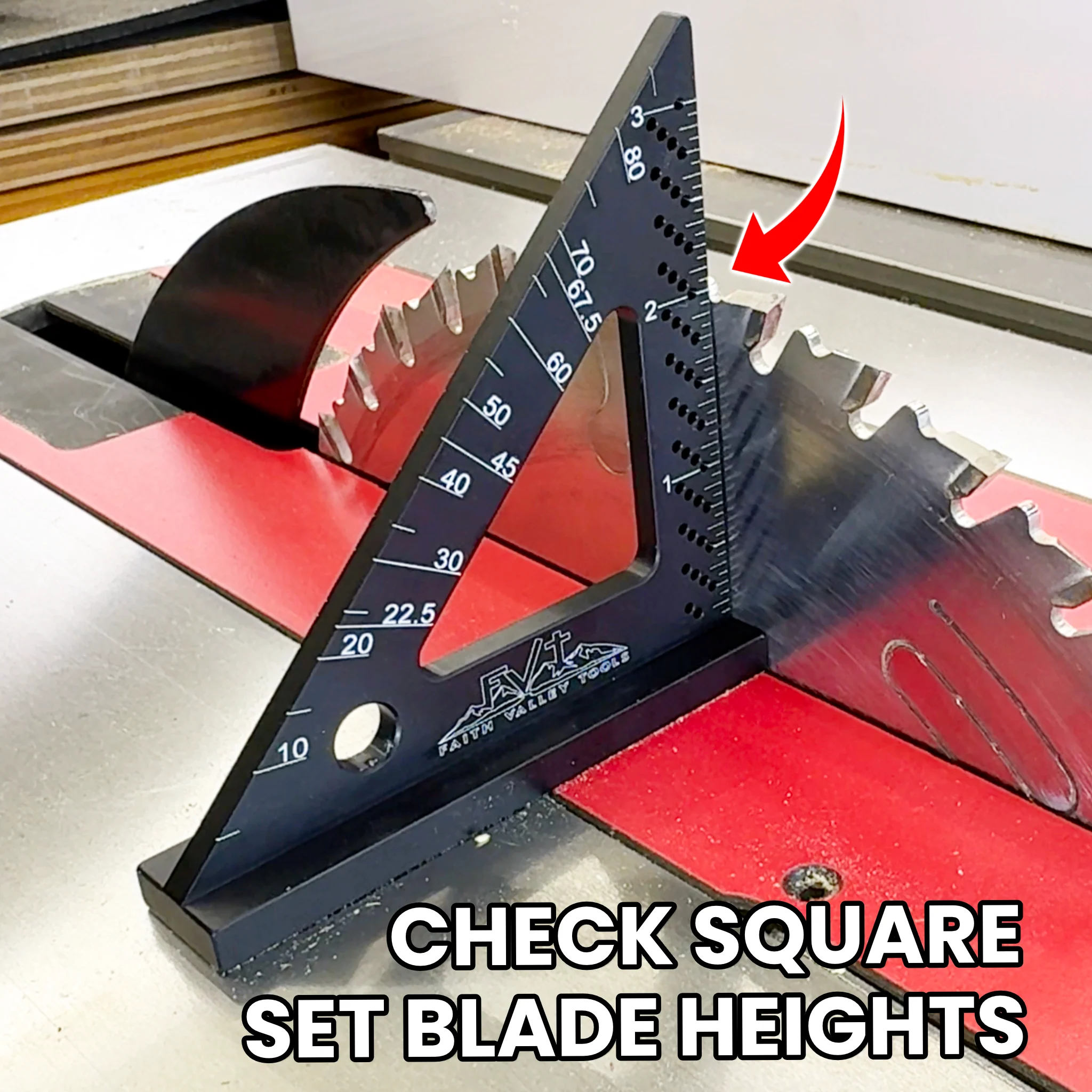 3.5" Precision Woodworking Square - Image 4