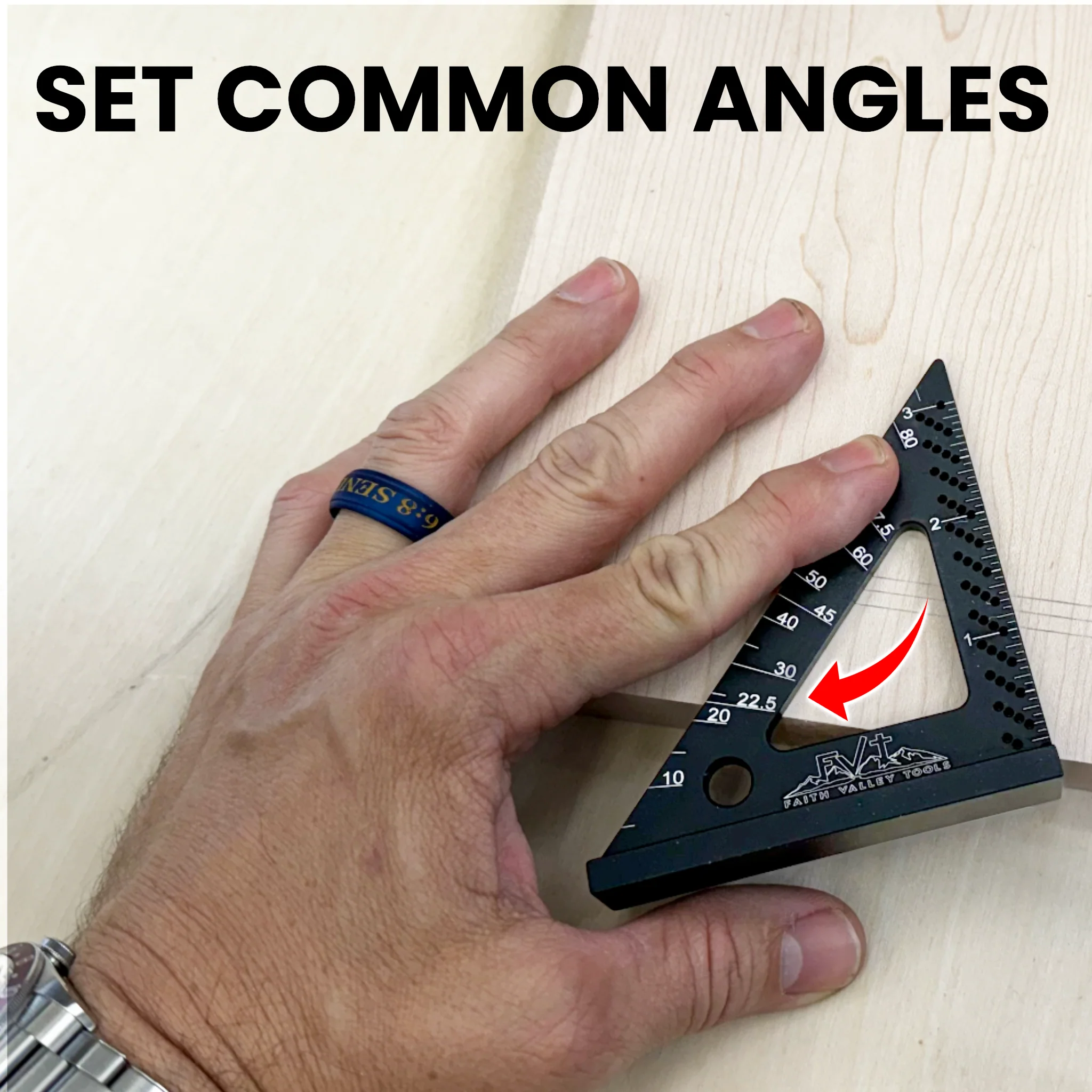 3.5" Precision Woodworking Square - Image 6